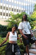 OFFSET STACKED SHORTS