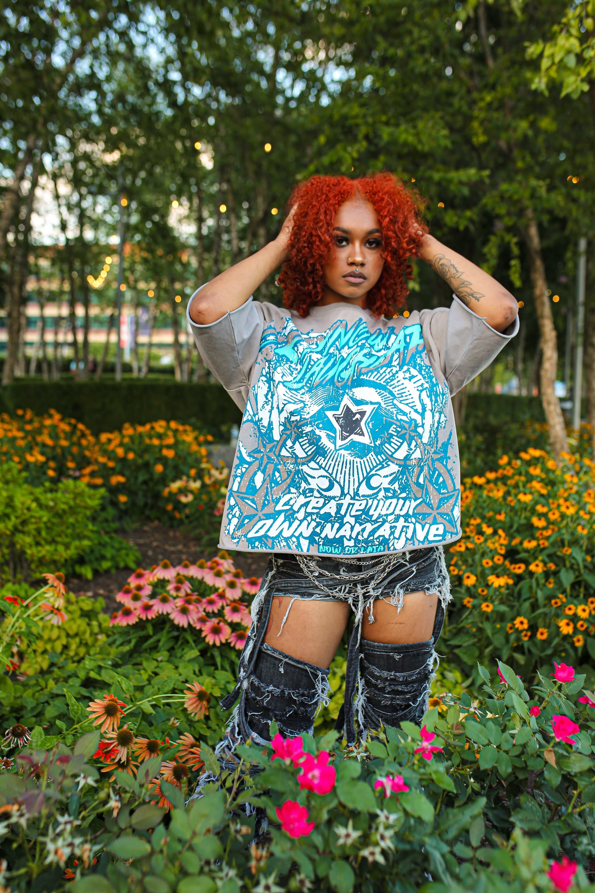 “NOWorLATA” BOX TEE