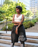 OFFSET STACKED SHORTS