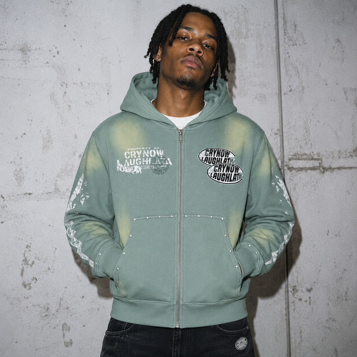 SAGE “CLUTCH” HOODIE