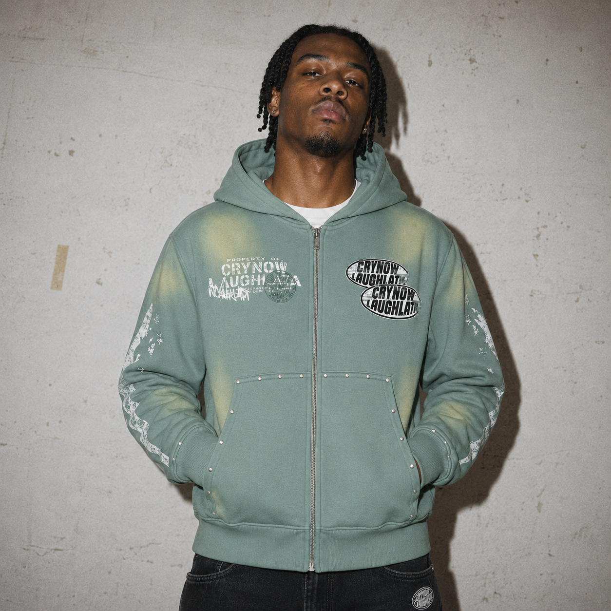 SAGE “CLUTCH” HOODIE