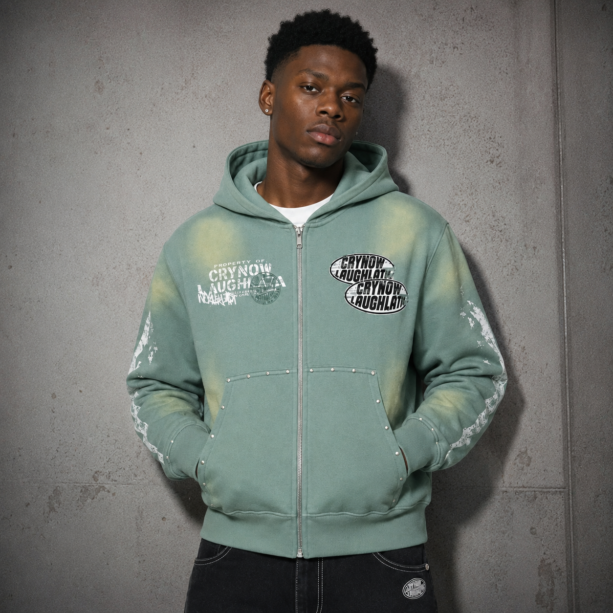 SAGE “CLUTCH” HOODIE