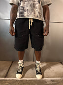 Black Canvas Shorts