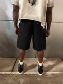 Black Canvas Shorts