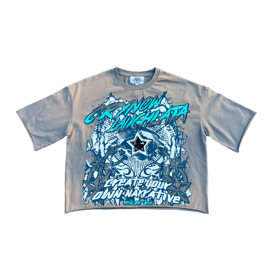 “NOWorLATA” BOX TEE